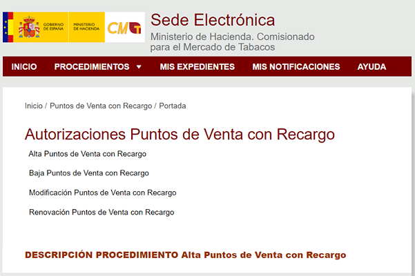 Solicitud electrónica de AUTORIZACIÓN PVR